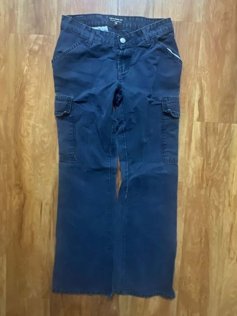 Polo Jeans Co. Ralph Lauren Cargo Pants W4 L31 Navy Blue